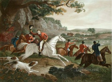 Philip Reinagle Painting - Rompiendo tapadera cazando a Philip Reinagle